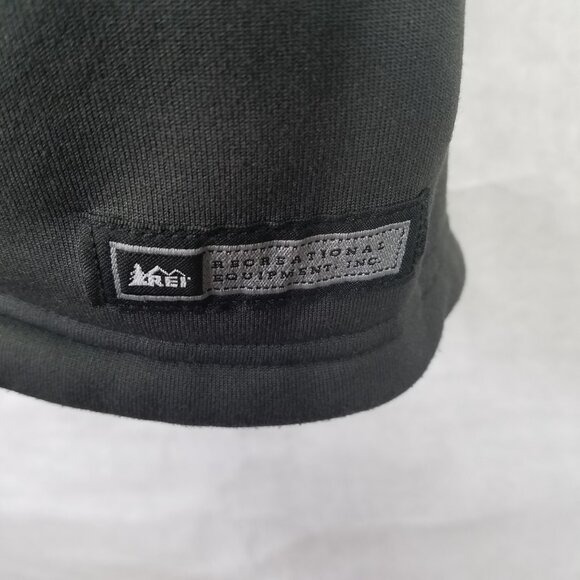 REI Polartec Vest Men's XXL Full Zip Fleece Outdoor Black Pockets Stretch Sides - Picture 8 of 16